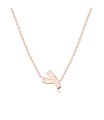 Silver Initial Letter Necklace Y SPE-5565